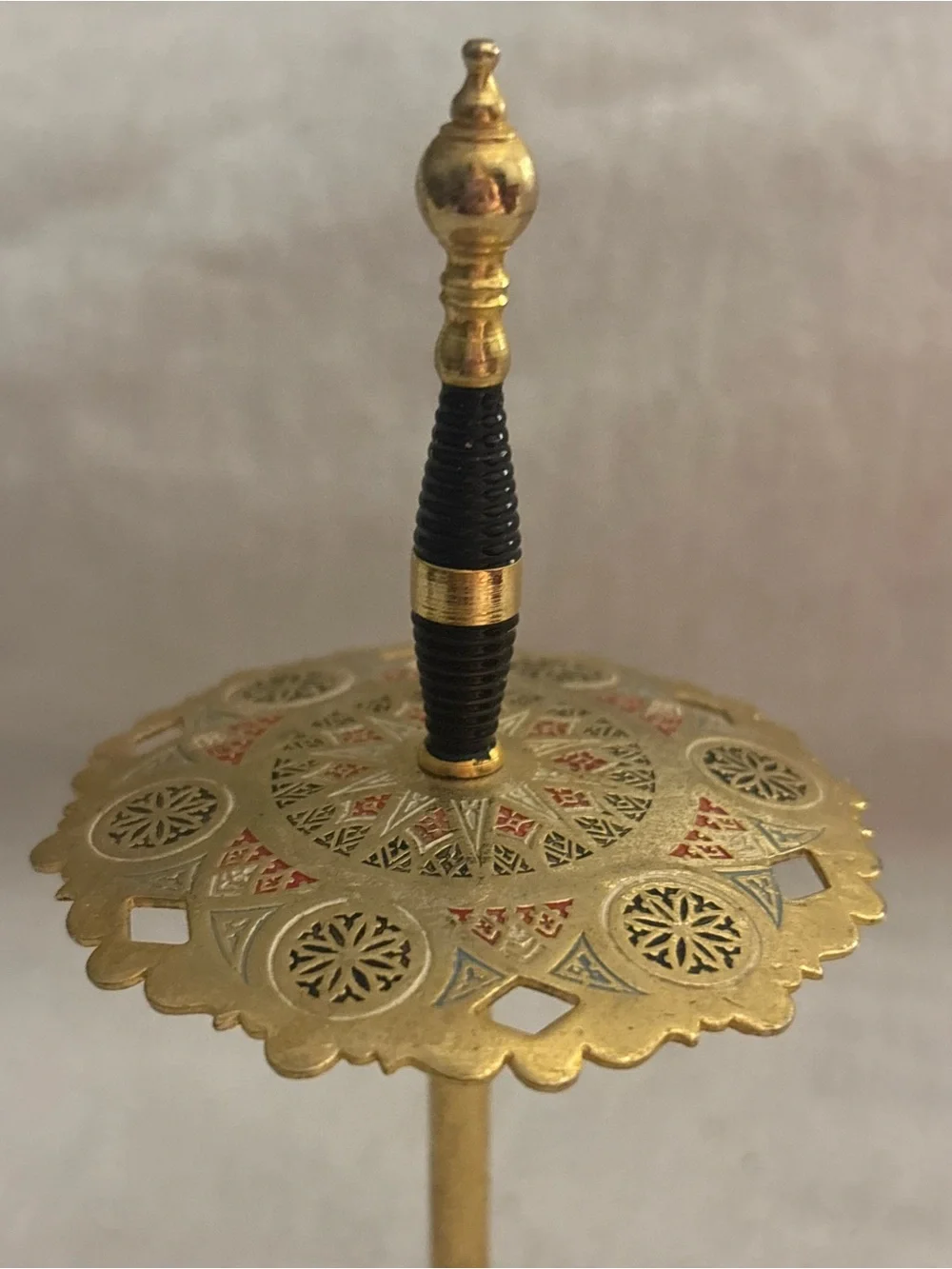 STAND ONLY | Fine Enamelled Vintage Cocktail Sticks Swords By Toledo of Spain